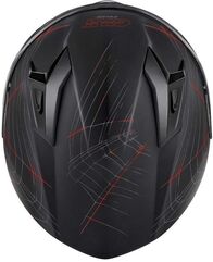 GIVI / ジビ Full face helmet 50.7 PHOBIA Matte Black/Red, Size 58/M | H507FPHBR58