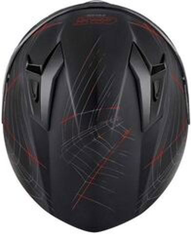 GIVI / ジビ Full face helmet 50.7 PHOBIA Matte Black/Red, Size 61/XL | H507FPHBR61