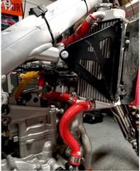 サムコスポーツ / Samco Sport Honda CRF 250 R 2016 - 2017 3 ピース Y-ピース Race Design シリコンラジエーター クーラントホースキット | HON-103-RD