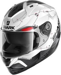 Shark / シャーク フルフェイスヘルメット RIDILL 1.2 MECCA ホワイト ブラック レッド/WKR | HE0537WKR