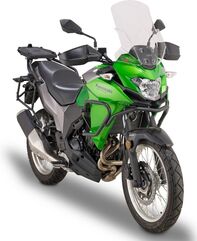 GIVI / ジビ Windscreen for Kawasaki Versys-X 300 color clear, dim. HxW 48x40 cm, 14 cm higher than oe | D4121ST