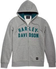 Harley-Davidson Hoodie-Knit, Heather Grey | 96019-23VM