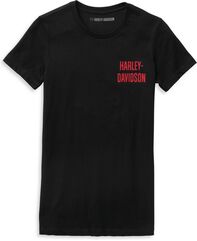 Harley-Davidson Forever Freedom Eagle T-Shirt For Women, Black Beauty 2 | 96637-22VW