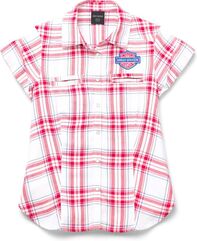 Harley-Davidson Shirt-Woven, Red Checkered | 96669-22VW