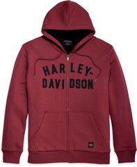 Harley-Davidson Hoodie-Knit, Tawny Port | 96301-23VM