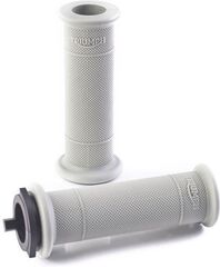 TRIUMPH / トライアンフハンドルバーグリップ - ダイヤモンドローレット - グレー - 25.4mm | A2041442