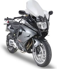 GIVI / ジビ Windscreen for BMW F 800 GT color clear, dim. HxW 62x58 cm, 17,5 cm higher than oe, fits oe headlight fairing | D5109ST