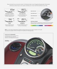 ハーレーダビッドソン コンビネーション アナログ スピード/タコメーター 5インチ(Km/h) | 70900071A