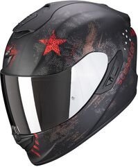 Scorpion / スコーピオン Exo フルフェイスヘルメット 1400 Air Asio ブラックレッド | 14-333-24