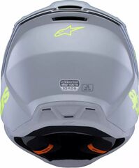 Alpinestars / アルパインスターズ ユース用 S-M3 Radium ヘルメット グレー, ブラック, イエロー | 8301925-9510