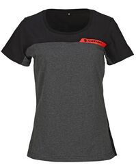 Suzuki / スズキ チーム ブラック Tシャツ レディース, S | 990F0-BKTL3-00S