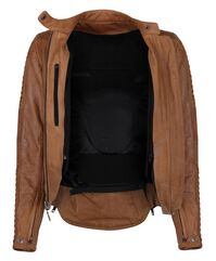 Motogirl Valerie Camel Leather Jacket | VLJ-CAM
