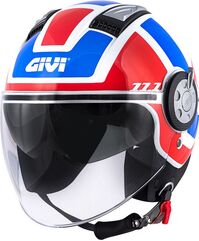 Givi / ジビ 11.1 AIR JET-R CLASS ホワイト / レッド / ブルー サイズ M | H111FCLWB58