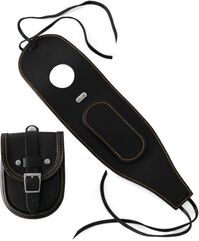 Ends Cuoio / エンズクオイオ バッグ Sportster（スポーツスター） スマートタンクバッグ - ブラックレザー - オークル（黄土色）ステッチ | SBSP.N.CTOC