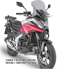 Givi / ジビ ウインドスクリーン Honda NC750X 21- ライトスモーク dim. HxW 48 x 43 cm | D1192S