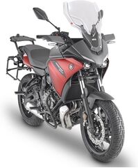 GIVI / ジビ Windscreen for Yamaha Tracer 7 color clear, dim. HxW 55x41 cm, 17,5 cm higher than oe, fits oe headlight fairing | D2148ST