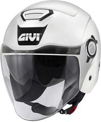 GIVI / ジビ Jet helmet 12.5 SOLID COLOR White, Size 56/S | H125BB91056