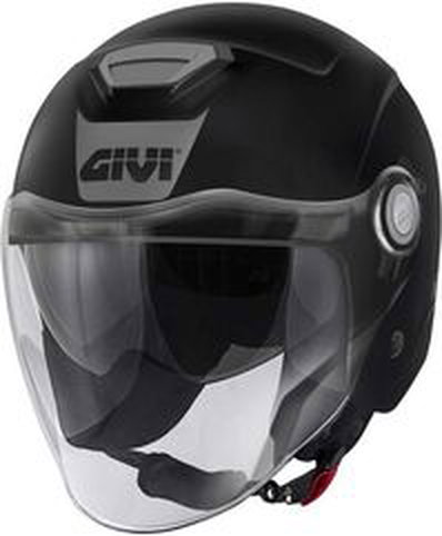 GIVI / ジビ Jet helmet 12.5 SOLID COLOR Opaque Black, Size 60/L | H125BN90060