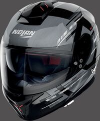 Nolan / ノーラン フルフェイス ヘルメット N80-8 METEOR N-COM, Black, Size XXL | N880005880678