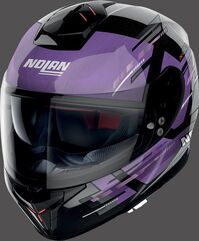 Nolan / ノーラン フルフェイス ヘルメット N80-8 METEOR N-COM, Purple, Size L | N880005880701