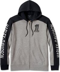 Harley-Davidson Hoodie-Knit, Medium Grey Heather | 96023-24VM