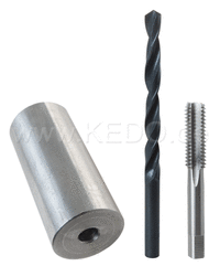 Kedo Repair Kit for Rear Upper Shock Absorber Seat incl Drilling template, HSS drill bits, drill M8 Tap | 60684