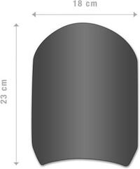 BARRACUDA / バラクーダ ALUMINUM WINDSHIELD CLASSIC BLACK | TR6300-21N