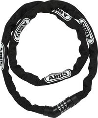 ABUS / アバス Steel-O-Chain 4804C/110 BK Lock-Chain Combination | 72482