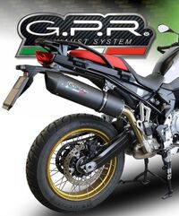 GPR / ジーピーアール Original For Bmw F 750 Gs 2018/20 E4 Homologated スリッポンエキゾースト Furore Evo4 Nero | E4.BMW.95.FNE4