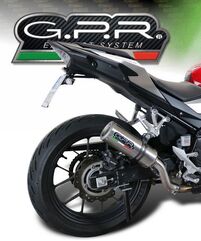 GPR / ジーピーアール Original For Honda Cb 500 X 2016/18 E4 レーシング Full Exhaust M3 Titanium Natural | CO.H.244.RACE.M3.TN