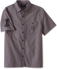 Harley-Davidson Shirt-Woven, Blackened Pearl | 96859-23VM
