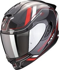 スコーピオン フルフェイスヘルメット Exo 1400 Evo 2 カーボンエアミラージュ ブラック-レッド-ホワイト | 140-440-101