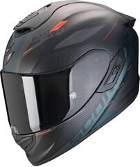 スコーピオン フルフェイスヘルメット Exo 1400 Evo 2 Air Luma Matt Black-Green | 140-443-128