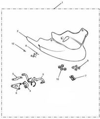 TRIUMPH / トライアンフ Bracket Bellypan LHF TRIUMPH / トライアンフ Genuine Part – World Of | T2301792