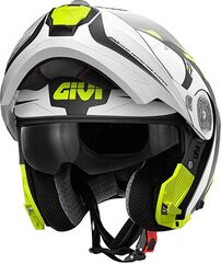 GIVI / ジビ X.27 DIMENSION, Matt Black / White / Yellow, Size L | HX27FDMWY60