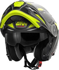 GIVI / ジビ X.27 SECTOR, Matt titanium / black / yellow, Size XL | HX27FSEBY61