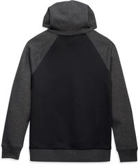 Harley-Davidson Hoodie-Knit, Colorblock-Design-Black Beauty | 96295-23VM