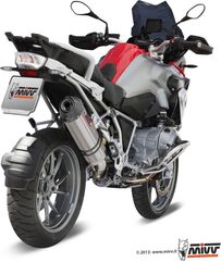 MIVV / ミヴ- SPORT スリップオン チタン製（カーボンエンドキャップ付） for BMW R 1200 GS (13-) | B.016.LNC