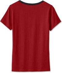 Harley-Davidson Women'S 120Th Anniversary Speedbird Diamond Scoopneck Tee, Merlot | 96695-23VW