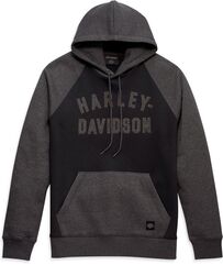 Harley-Davidson Hoodie-Knit, Colorblock-Design-Black Beauty | 96295-23VM