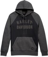 Harley-Davidson Hoodie-Knit, Colorblock-Design-Black Beauty | 96295-23VM