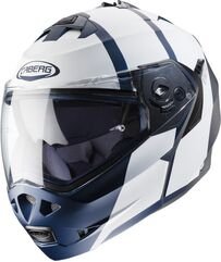Caberg (カバーグ) DUKE II IMPACT フリップアップ ヘルメット マットブルー YAMA/ホワイト