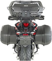 GIVI / ジビ V58 Maxia （マキシア） 5 Monokey トップケース - ブラック - クリアリフレクター | V58NNTB