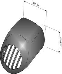 CustomAcces / カスタムアクセス Warrior Model Headlight Protector, Black | FAR002N