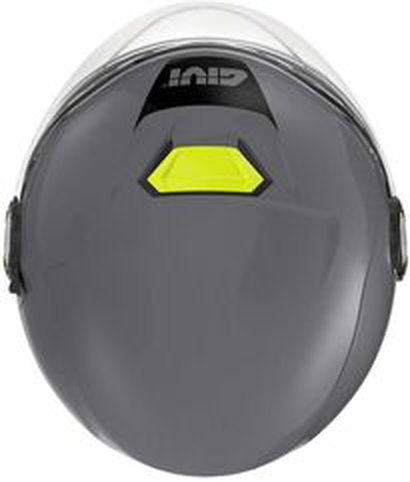 GIVI / ジビ Jet helmet 12.5 SOLID COLOR Grey, Size 56/S | H125BG76756