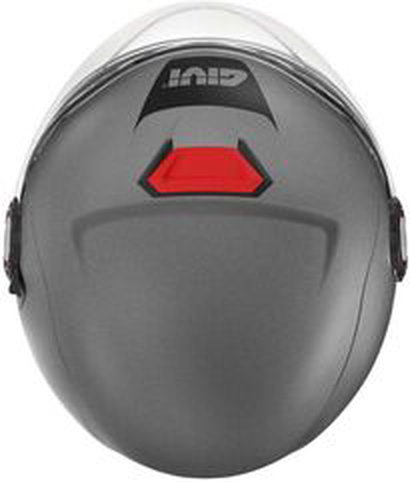 GIVI / ジビ Jet helmet 12.5 SOLID COLOR Matte Titanium, Size 56/S | H125BG76856