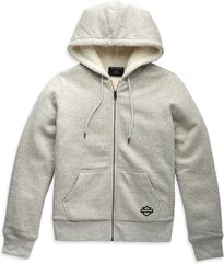 Harley-Davidson Hoodie-Knit, Light Grey Heather | 96405-24VW