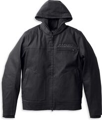 Harley-Davidson Men'S Metropolitan Mandarin Collar 3-In-1 Jacket, Black | 98132-22EM