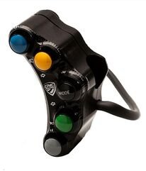 CNC Racing / シーエヌシーレーシング Left handlebar switch - Street use, Black | SWD18B