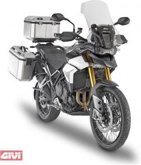 GIVI / ジビ Windscreen transparent, 590 mm high, 480 mm wide for Triumph Tiger 900 Rally (2020) | D6418STG